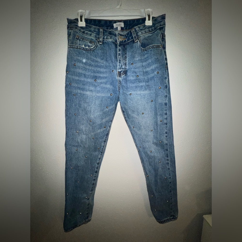 Studded Mom Jeans